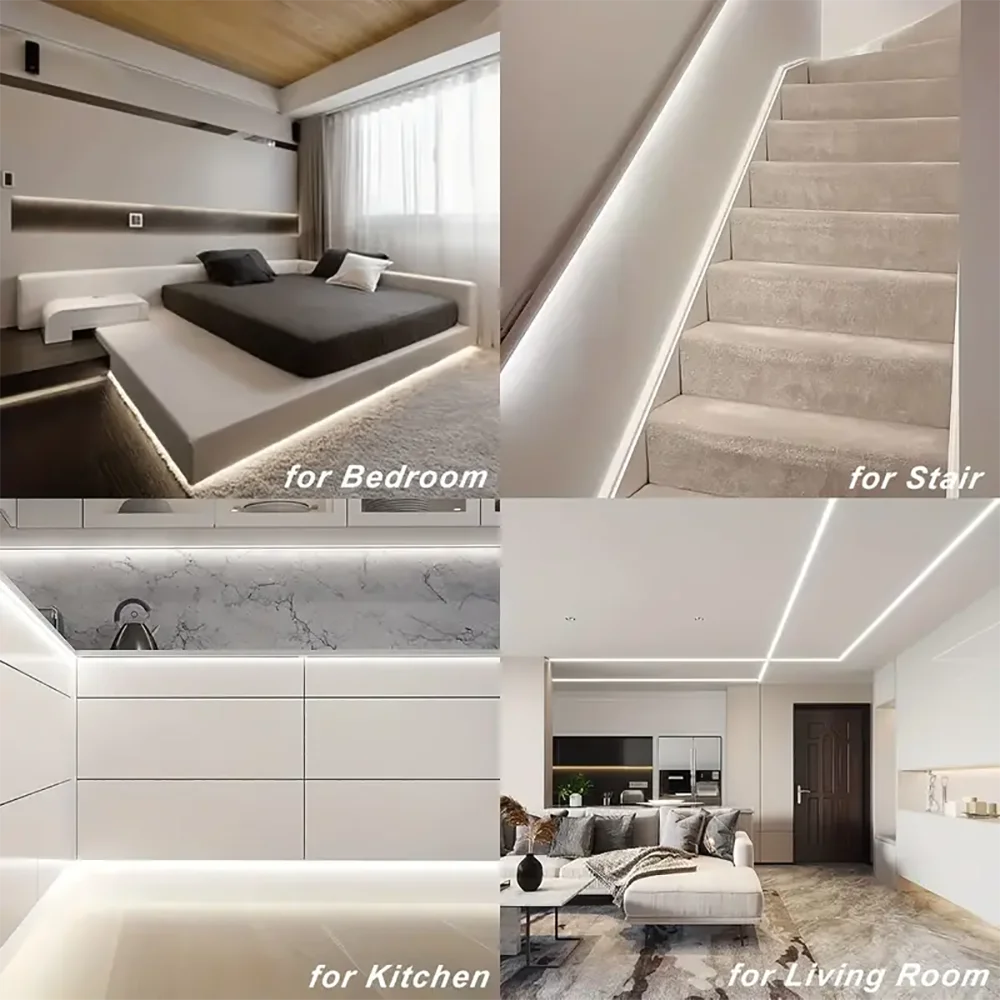 LED Strip Light 16.4FT 3AA Battery Power Flexible LED Light Strip DIY Home Decoration For TV Backdrop Bedroom Kitchen Lighting