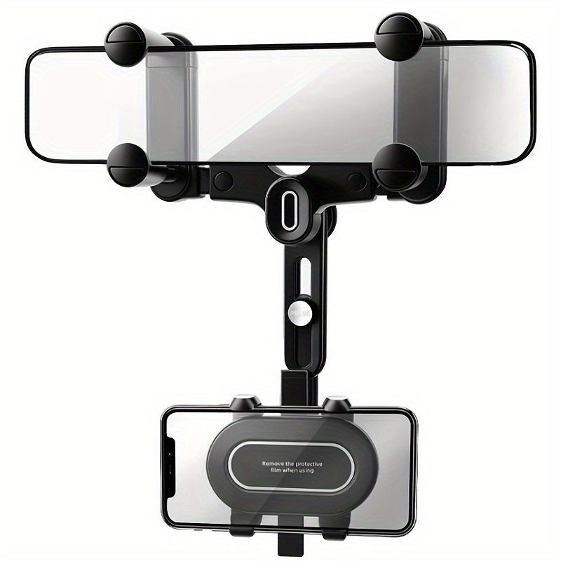 Car Phone Mount - Rotatable & Retractable, Waterproof ABS, Fits All Vehicles