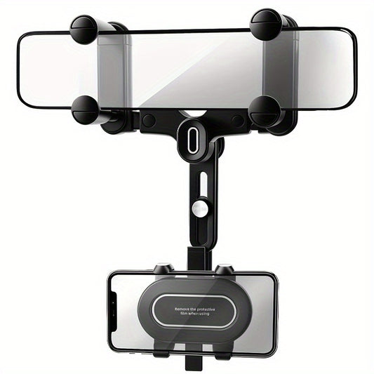 Car Phone Mount - Rotatable & Retractable, Waterproof ABS, Fits All Vehicles