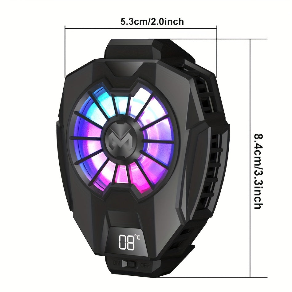 USLION Universal Cool Heat Sink Mobile Phone Cooler Phone Cooling Fan Case DL05 Digital Radiator Portable Phone Cooling Mute Fan