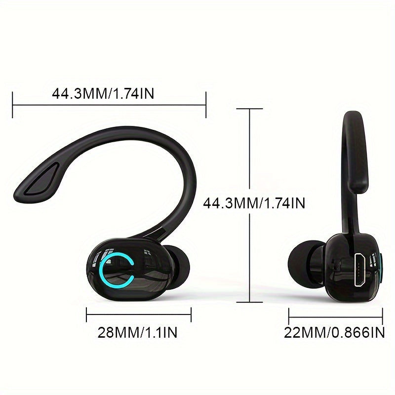 Compact Wireless Earbuds with HD Sound, Volume Control, Wireless Connectivity, and Long-Lasting Battery - Perfect for Calls & Music