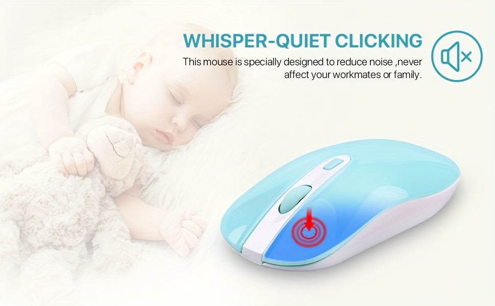 cimetech Wireless Keyboard and Mouse Combo, Compact Full Size Wireless Computer Keyboard and Mouse Set 2.4G Ultra-Thin Sleek Design for Windows, Computer, Desktop, PC, Notebook, Laptop