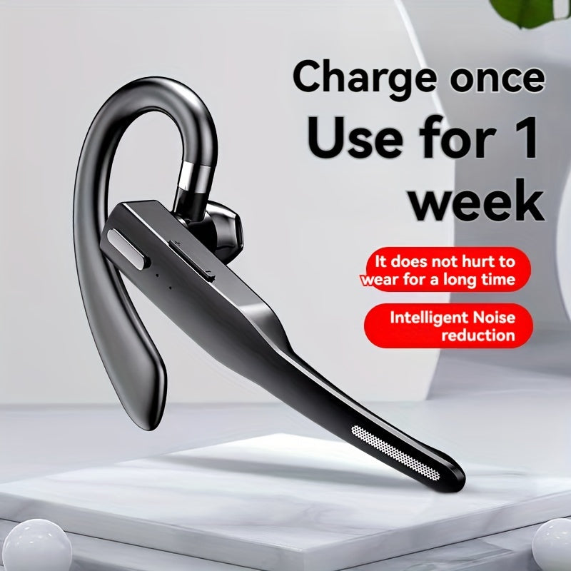 Wireless Earbuds - Two Charging Options, LED Digital Battery Display, Button Answer/End, Sweatproof Sports Running Earphones for Work and Music