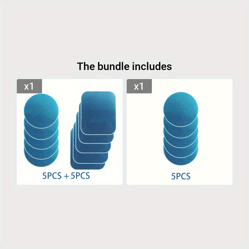 Special accessories for mobile phones - Magnetic sheets for mobile phone holders - Stainless iron circular sheets, magnetic patches - Magnetic sheets with circular ultra-thin metal backing and rectangular iron sheets