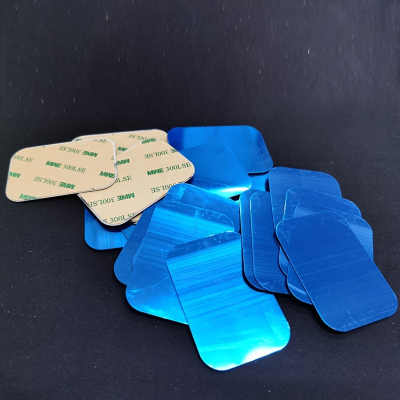 10pcs Magnetic Phone Mount Discs - Durable Iron Plates for Car & Phone Holders, Assorted Sizes (40mm/35mm/30mm/25mm/20mm)