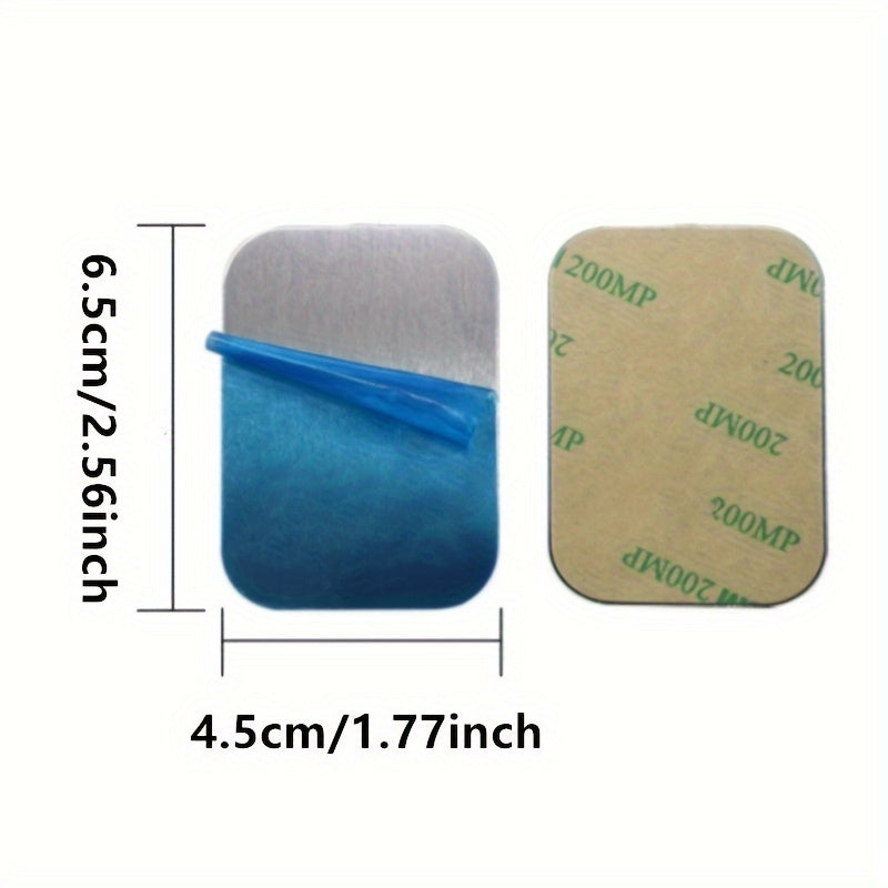 10pcs Magnetic Phone Mount Discs - Durable Iron Plates for Car & Phone Holders, Assorted Sizes (40mm/35mm/30mm/25mm/20mm)