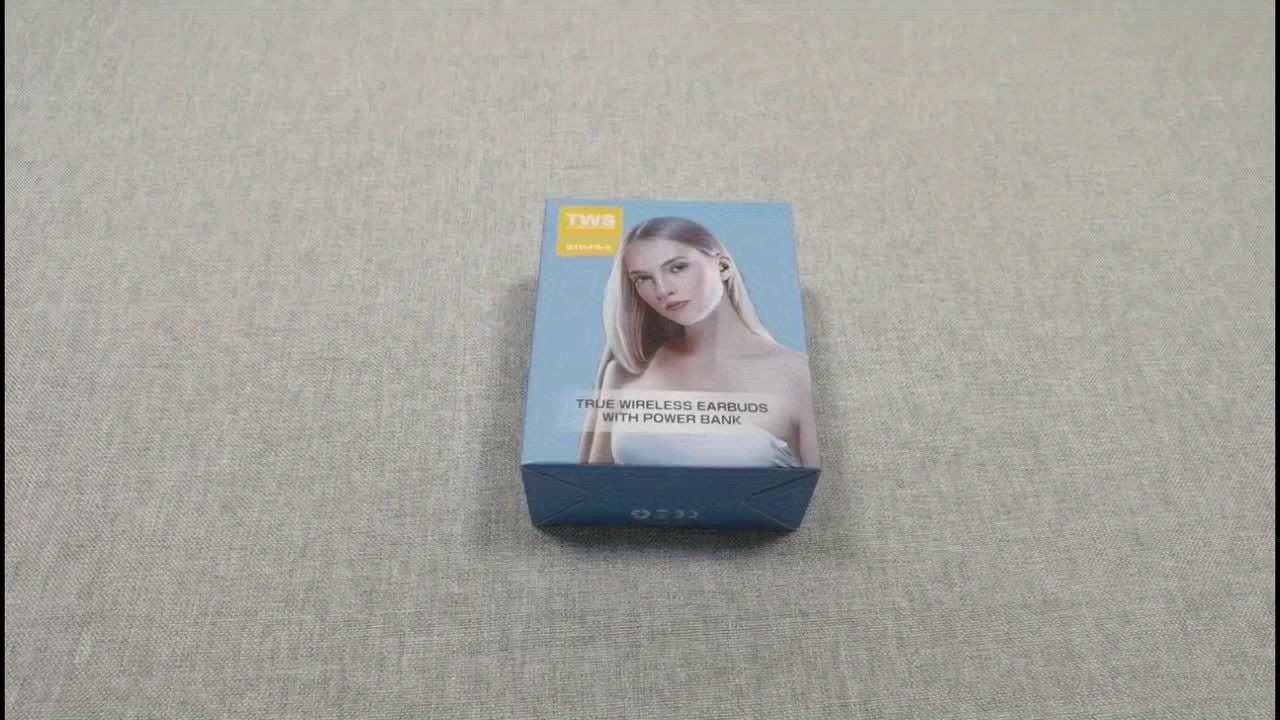 Long-Life Wireless Earbuds - Large Capacity Battery, LED Power Display, Microphone, Compatible with All Mobile Phones - Perfect Birthday Gifts for Students, Men, Women