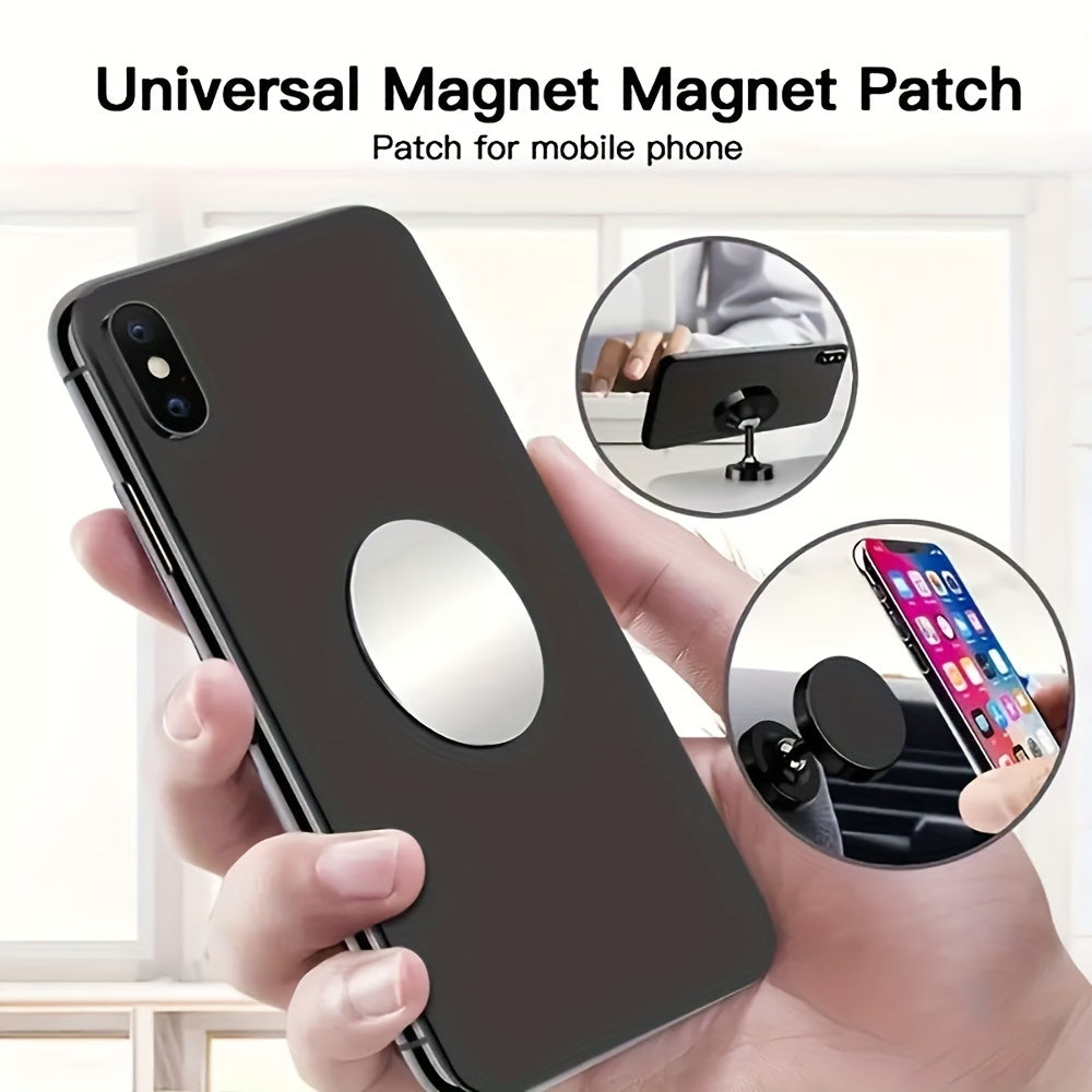Special accessories for mobile phones - Magnetic sheets for mobile phone holders - Stainless iron circular sheets, magnetic patches - Magnetic sheets with circular ultra-thin metal backing and rectangular iron sheets