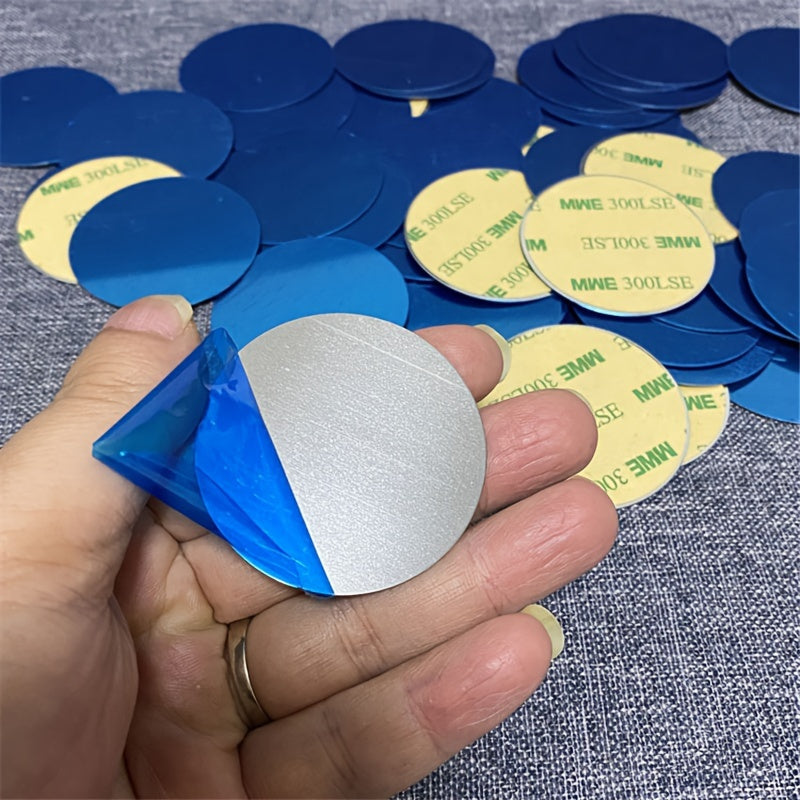 10pcs Magnetic Phone Mount Discs - Durable Iron Plates for Car & Phone Holders, Assorted Sizes (40mm/35mm/30mm/25mm/20mm)