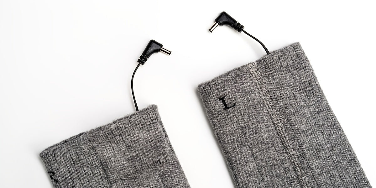 Men'S Women'S Heating Socks, Electric Heating Socks with Two 5000 Mah Power Banks, Winter Ski Heating Socks, Suitable for Winter Outdoor, Skiing, Hiking, Hand Washable, Valentine'S Day Gifts, Christmas Gifts, New Year'S Gifts