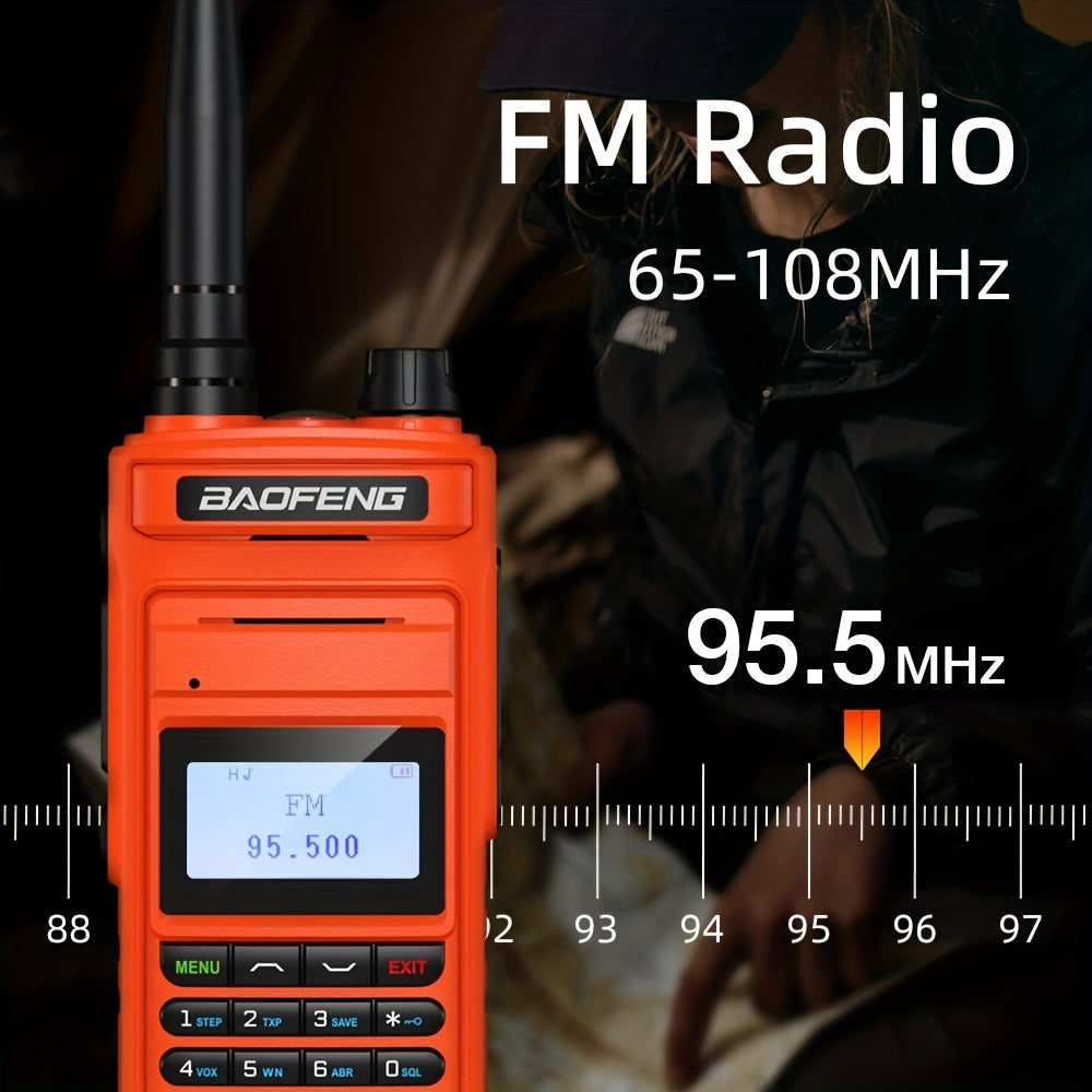 2023 BAOFENG New UV999 Pro Max 10W V2 Professional 999 Channels Walkie Talkie Type-C Fast Charger Long Range Dual Band UHF VHF Two Way Radio Upgrade Handheld Transceiver