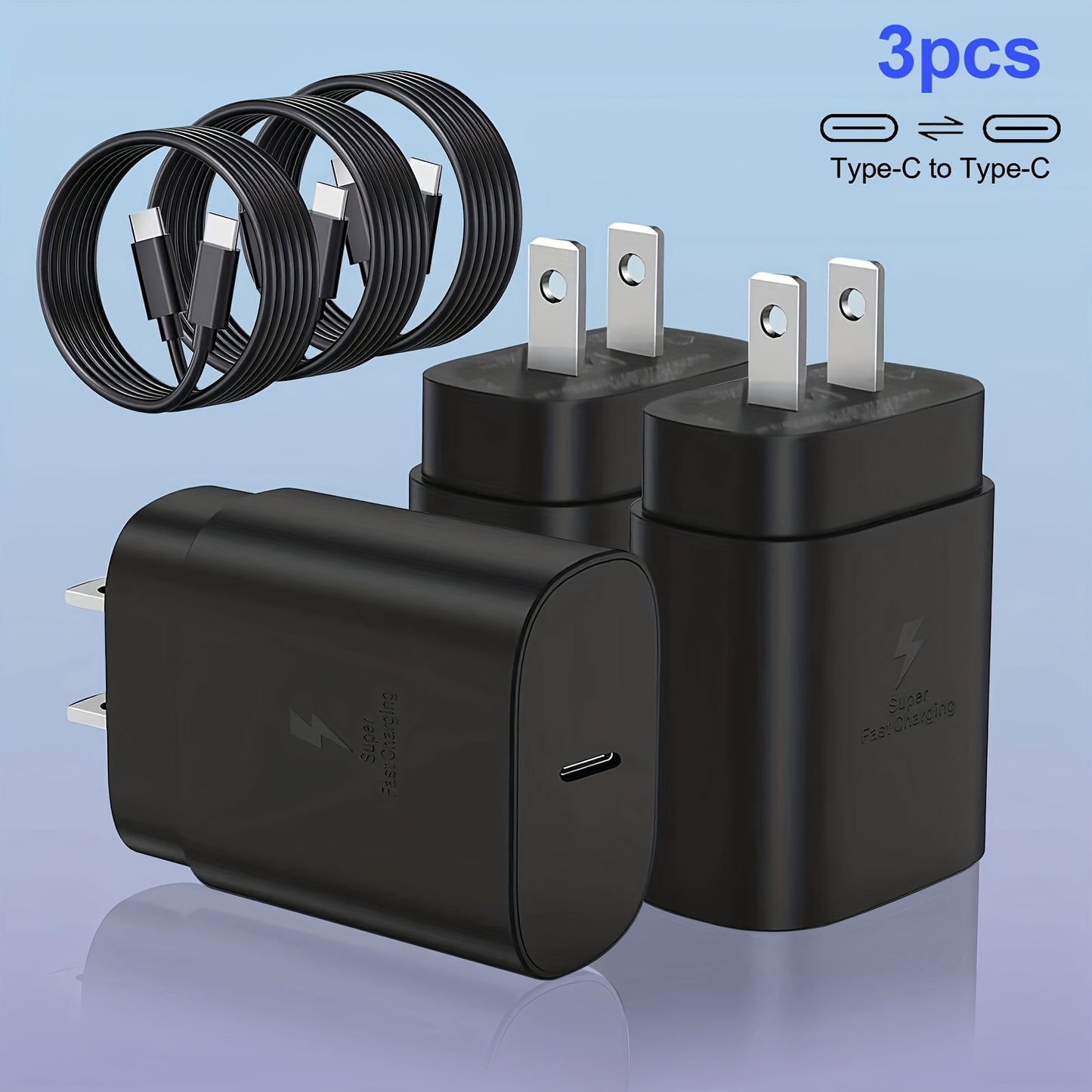 for Fast Charger Type C, Type C Wall Charger  4ft Cable Fast Charging  Galaxy S23 Ultra/S23/S23+/S22/S22 Ultra/S22+/S21 Ultra/S20 Ultra/Note 20/Note 10/Z Fold 3