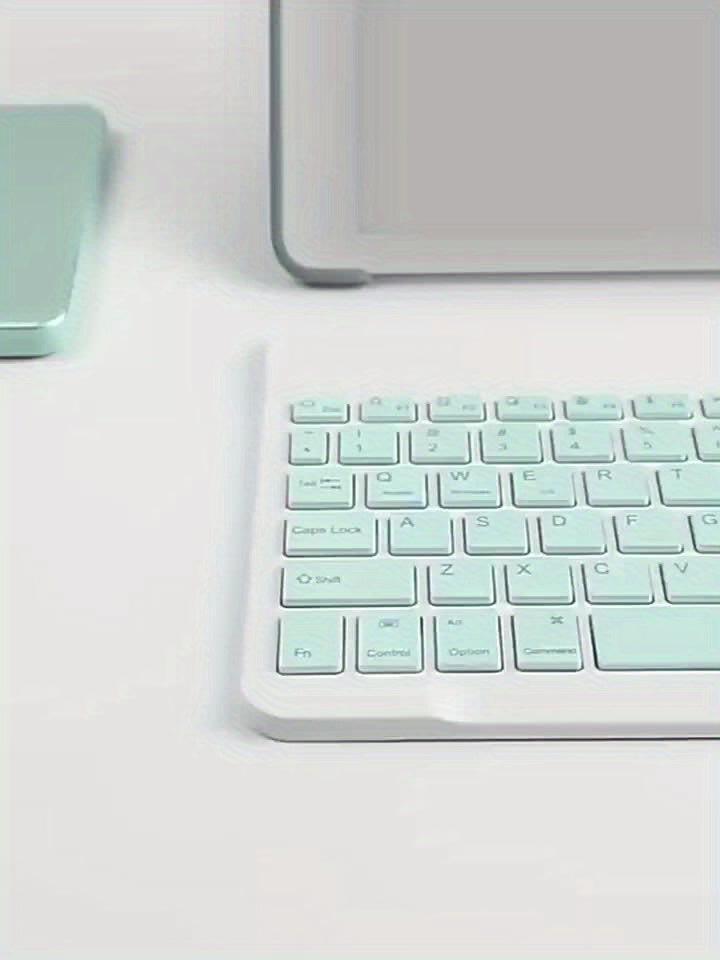 Ultra-Slim Wireless Keyboard And Mouse Set, Portable BT Keyboard And Mouse Combo, Suitable For IPad, Tablet, Laptop, Office Computer Keyboard.